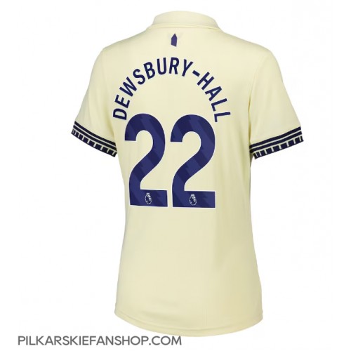 Koszulka piłkarska Everton Kiernan Dewsbury-Hall #22 Strój wyjazdowy dla kobiety 2025-26 tanio Krótki Rękaw Koszulka piłkarska Everton Kiernan Dewsbury-Hall #22 Strój wyjazdowy dla kobiety 2025-26 tanio Krótki Rękaw